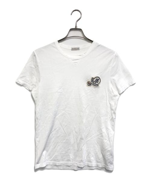 MONCLER（モンクレール）MONCLER (モンクレール) MAGLIA T-SHIRT ホワイト サイズ:Sの古着・服飾アイテム