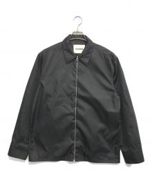 JIL SANDER（ジルサンダー）の古着「Nylon Zip Through Overshirt」｜ブラック
