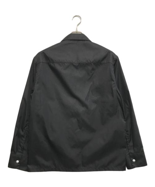 JIL SANDER（ジルサンダー）JIL SANDER (ジルサンダー) Nylon Zip Through Overshirt ブラック サイズ:46の古着・服飾アイテム