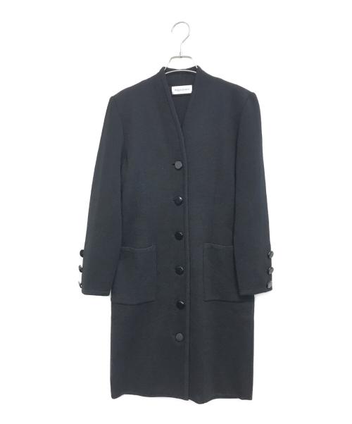 Yves Saint Laurent（イヴサンローラン）Yves Saint Laurent (イヴサンローラン) ニットコート ブラック サイズ:Ｍの古着・服飾アイテム