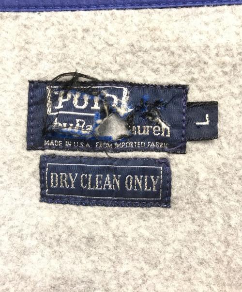 POLO RALPH LAUREN（ポロ・ラルフローレン）POLO RALPH LAUREN (ポロ・ラルフローレン) スイングトップ ブルー サイズ:Lの古着・服飾アイテム
