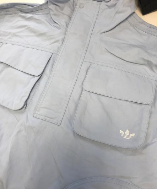 adidas（アディダス）adidas (アディダス) BRITCORE PARKA スカイブルー サイズ:Ⅿの古着・服飾アイテム