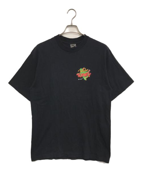 FENDER（フェンダー）FENDER (フェンダー) プリントTシャツ ブラック サイズ:Ⅼの古着・服飾アイテム