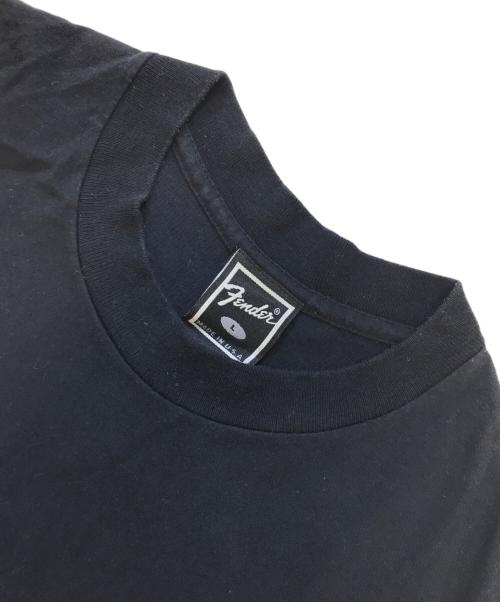 FENDER（フェンダー）FENDER (フェンダー) プリントTシャツ ブラック サイズ:Ⅼの古着・服飾アイテム