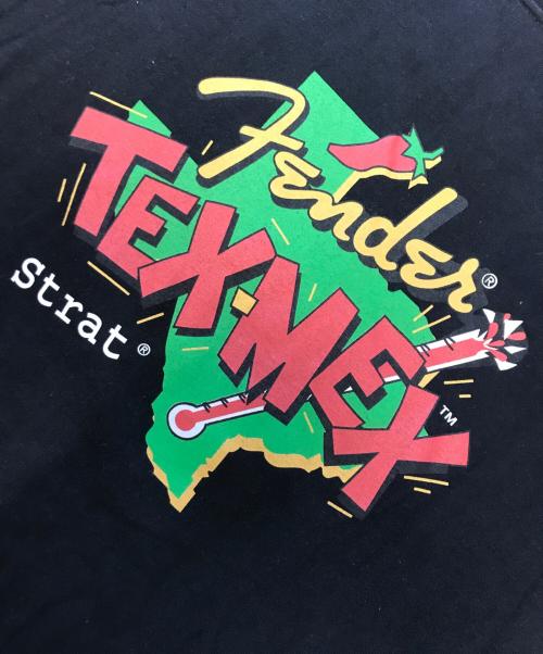 FENDER（フェンダー）FENDER (フェンダー) プリントTシャツ ブラック サイズ:Ⅼの古着・服飾アイテム