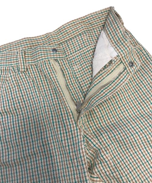 Wrangler（ラングラー）Wrangler (ラングラー) チェックパンツ グリーン×ブラウン サイズ:30×29の古着・服飾アイテム