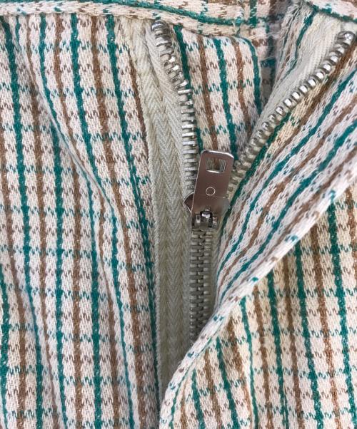 Wrangler（ラングラー）Wrangler (ラングラー) チェックパンツ グリーン×ブラウン サイズ:30×29の古着・服飾アイテム