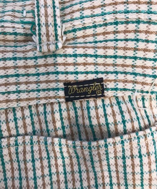 Wrangler（ラングラー）Wrangler (ラングラー) チェックパンツ グリーン×ブラウン サイズ:30×29の古着・服飾アイテム