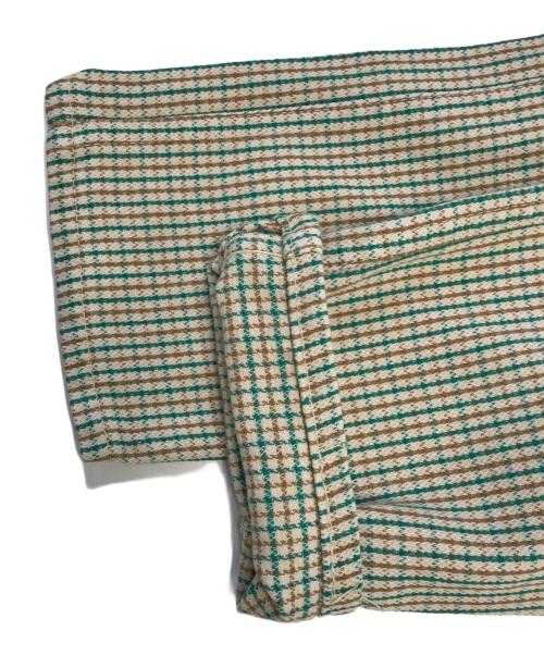 Wrangler（ラングラー）Wrangler (ラングラー) チェックパンツ グリーン×ブラウン サイズ:30×29の古着・服飾アイテム