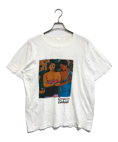 VINTAGE（ヴィンテージ）VINTAGE (ヴィンテージ) アートTシャツ ホワイト サイズ:44の古着・服飾アイテム