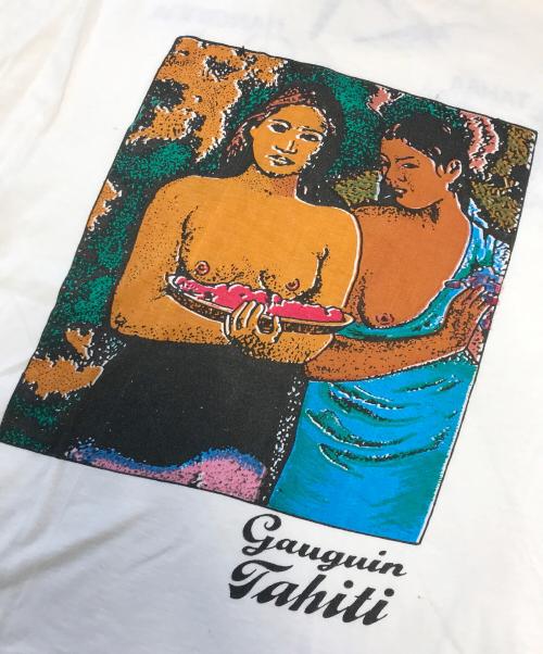 VINTAGE（ヴィンテージ）VINTAGE (ヴィンテージ) アートTシャツ ホワイト サイズ:44の古着・服飾アイテム