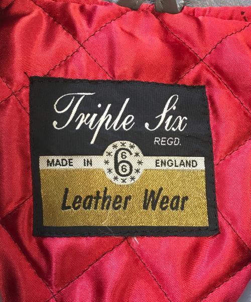 666（666）666 (666) ダブルライダースジャケット グレー サイズ:不明の古着・服飾アイテム