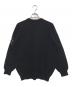 murray allan (マレーアラン) フクロウ織柄カシミヤニット ブラック サイズ:L：12000円