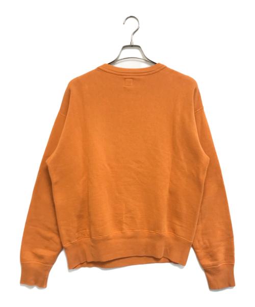 HUMAN MADE（ヒューマンメイド）HUMAN MADE (ヒューマンメイド) Futuristic Teenagers Crew Sweat オレンジ サイズ:Ｍの古着・服飾アイテム