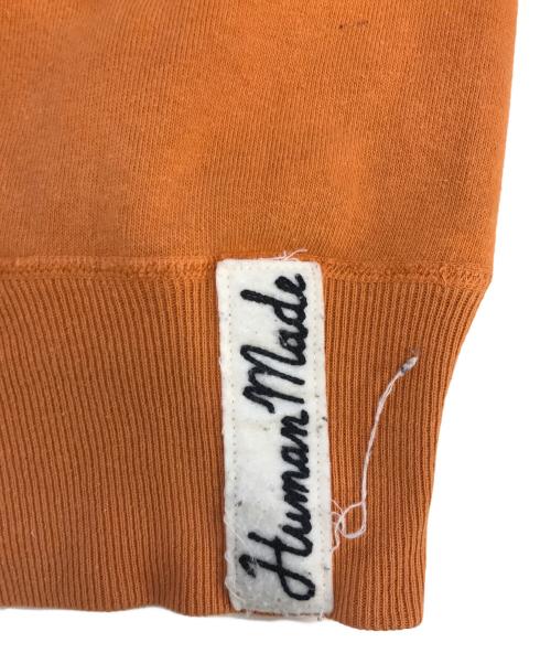 HUMAN MADE（ヒューマンメイド）HUMAN MADE (ヒューマンメイド) Futuristic Teenagers Crew Sweat オレンジ サイズ:Ｍの古着・服飾アイテム