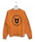 HUMAN MADE（ヒューマンメイド）の古着「Futuristic Teenagers Crew Sweat」｜オレンジ