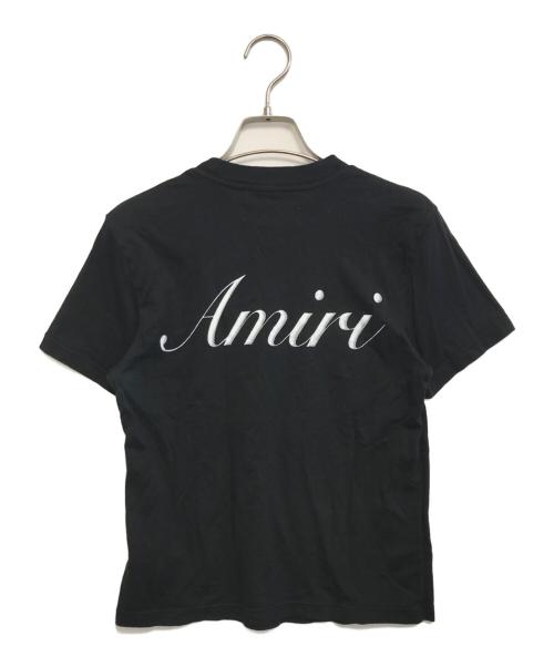 AMIRI（アミリ）AMIRI (アミリ) script logo t shirt ブラック サイズ:XSの古着・服飾アイテム