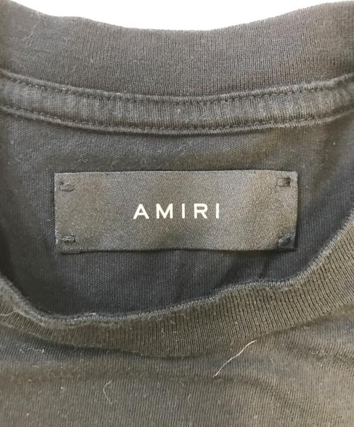 AMIRI（アミリ）AMIRI (アミリ) script logo t shirt ブラック サイズ:XSの古着・服飾アイテム