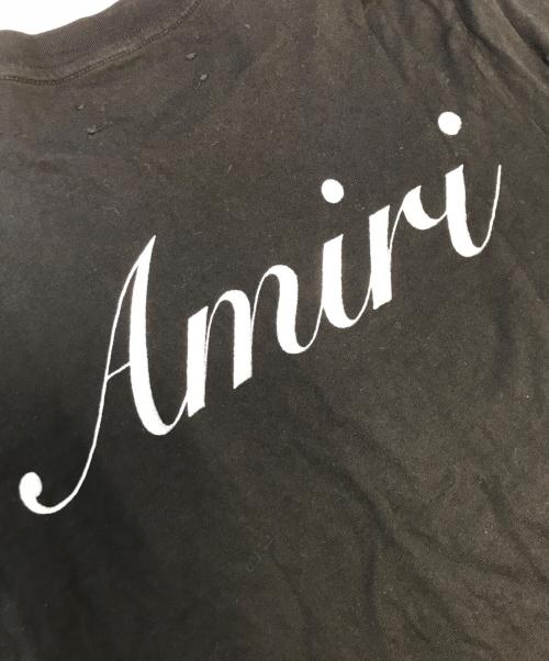 AMIRI（アミリ）AMIRI (アミリ) script logo t shirt ブラック サイズ:XSの古着・服飾アイテム