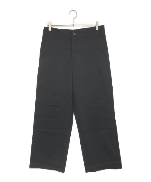 COMME des GARCONS COMME des GARCONS（コムデギャルソン コムデギャルソン）COMME des GARCONS COMME des GARCONS (コムデギャルソン コムデギャルソン) ウールギャバワイドパンツ ブラック サイズ:Mの古着・服飾アイテム