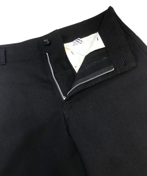 COMME des GARCONS COMME des GARCONS（コムデギャルソン コムデギャルソン）COMME des GARCONS COMME des GARCONS (コムデギャルソン コムデギャルソン) ウールギャバワイドパンツ ブラック サイズ:Mの古着・服飾アイテム
