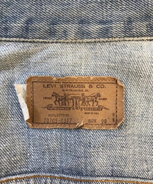 LEVI'S（リーバイス）LEVI'S (リーバイス) Boys Denim Jacket インディゴ サイズ:20の古着・服飾アイテム