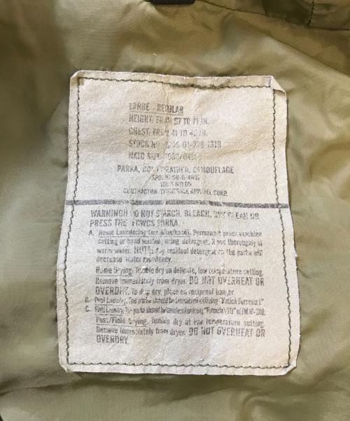 VINTAGE MILITARY（ヴィンテージ ミリタリー）VINTAGE MILITARY (ヴィンテージ ミリタリー) US ARMY ECWCS GORE-TEX パーカー グリーン サイズ:LARGE-REGULARの古着・服飾アイテム
