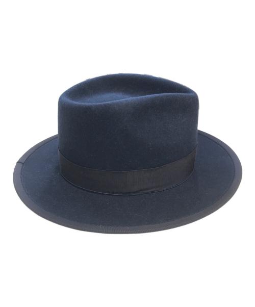 THE H.W.DOG&CO.（エイチダブリュードッグアンドコー）THE H.W.DOG&CO. (エイチダブリュードッグアンドコー) ハット ネイビー サイズ:40の古着・服飾アイテム