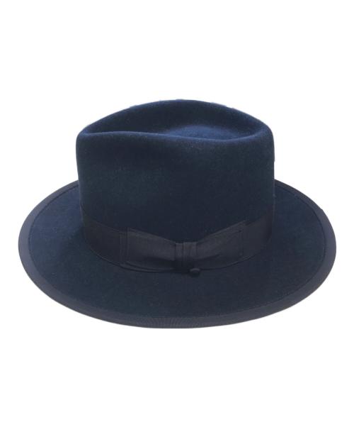 THE H.W.DOG&CO.（エイチダブリュードッグアンドコー）THE H.W.DOG&CO. (エイチダブリュードッグアンドコー) ハット ネイビー サイズ:40の古着・服飾アイテム