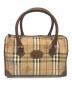 Burberry's（バーバリー）の古着「ミニボストンバッグ」｜ベージュ