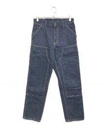 Carhartt WIP（カーハート ワーク イン プログレス）の古着「ダブルニーデニムパンツ」｜インディゴ