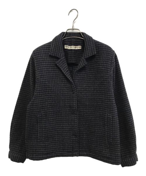 COMME des GARCONS（コムデギャルソン）COMME des GARCONS (コムデギャルソン) チェックジャケット ネイビー サイズ:記載なしの古着・服飾アイテム