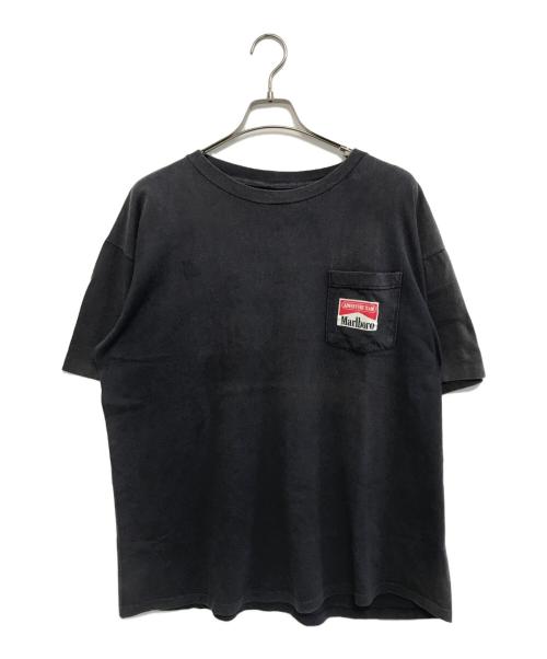 marlboro（マルボロ）marlboro (マルボロ) 企業プリント ポケットTシャツ ネイビー サイズ:不明の古着・服飾アイテム