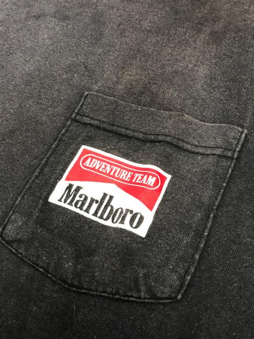 marlboro（マルボロ）marlboro (マルボロ) 企業プリント ポケットTシャツ ネイビー サイズ:不明の古着・服飾アイテム