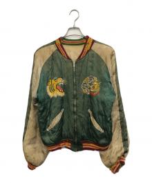 VINTAGE（ヴィンテージ）の古着「スカジャン」｜グリーン