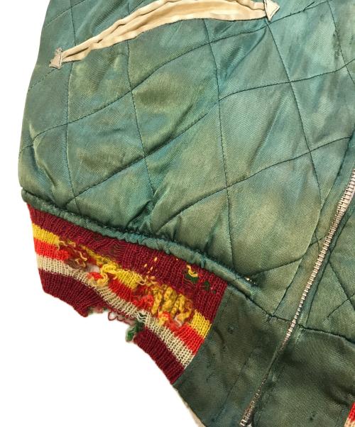 VINTAGE（ヴィンテージ）VINTAGE (ヴィンテージ) スカジャン グリーン サイズ:不明の古着・服飾アイテム