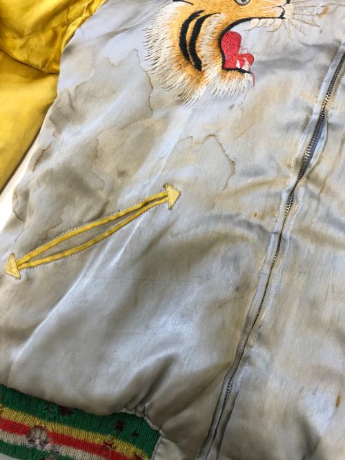 VINTAGE（ヴィンテージ）VINTAGE (ヴィンテージ) スカジャン グリーン サイズ:不明の古着・服飾アイテム