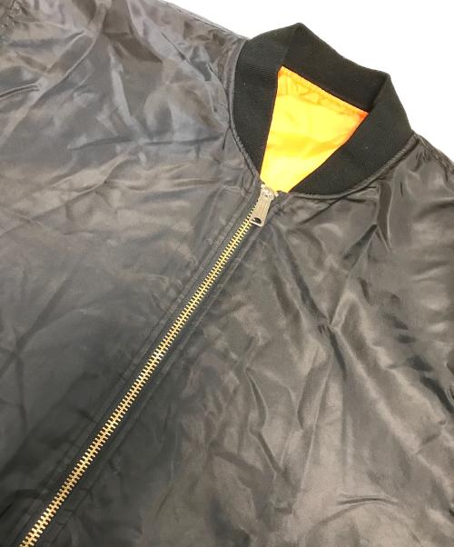 TRUST（トラスト）TRUST (トラスト) MA-1ジャケット ブラック サイズ:XLの古着・服飾アイテム