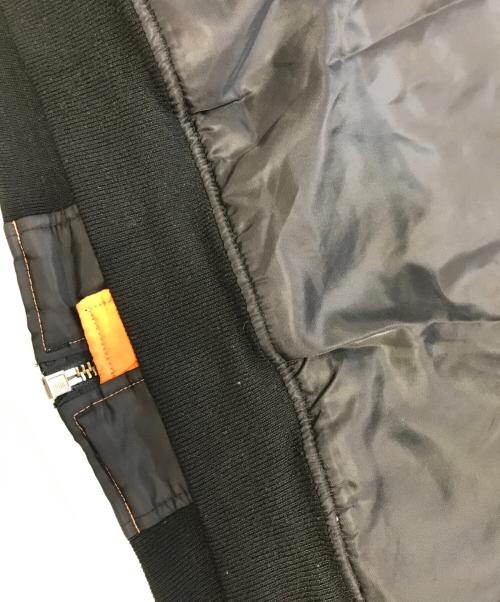 TRUST（トラスト）TRUST (トラスト) MA-1ジャケット ブラック サイズ:XLの古着・服飾アイテム
