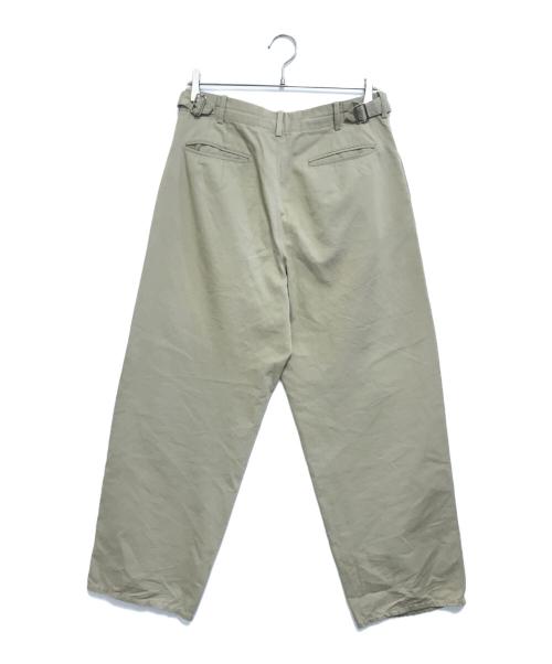 Y's for men（ワイズフォーメン）Y'S for men (ワイズフォーメン) 2タックスラックス ベージュ サイズ:Mの古着・服飾アイテム