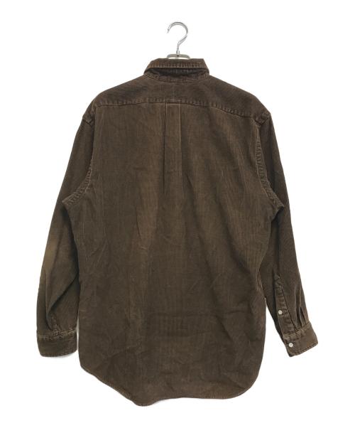 RALPH LAUREN（ラルフローレン）RALPH LAUREN (ラルフローレン) コーデュロイシャツ ブラウン サイズ:Lの古着・服飾アイテム
