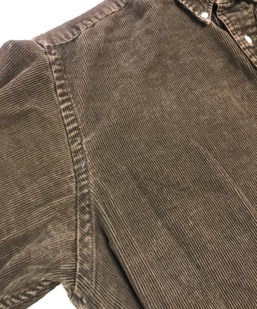 RALPH LAUREN（ラルフローレン）RALPH LAUREN (ラルフローレン) コーデュロイシャツ ブラウン サイズ:Lの古着・服飾アイテム
