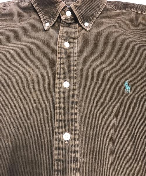 RALPH LAUREN（ラルフローレン）RALPH LAUREN (ラルフローレン) コーデュロイシャツ ブラウン サイズ:Lの古着・服飾アイテム