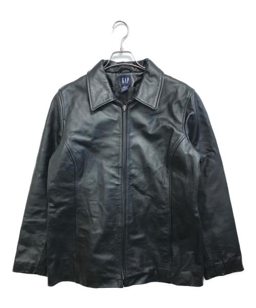 GAP（ギャップ）GAP (ギャップ) レザージャケット ブラック サイズ:Lの古着・服飾アイテム