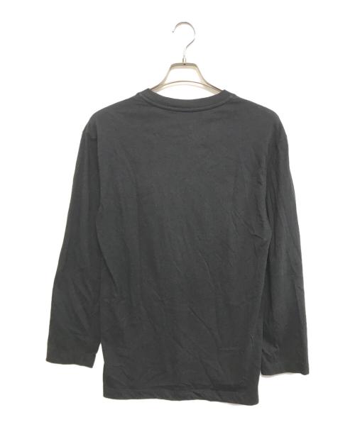 JIL SANDER+（ジルサンダープラス）JIL SANDER+ (ジルサンダープラス) ロゴラベルカットソー ブラック サイズ:Sの古着・服飾アイテム