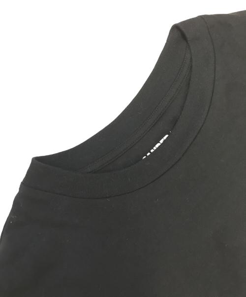 JIL SANDER+（ジルサンダープラス）JIL SANDER+ (ジルサンダープラス) ロゴラベルカットソー ブラック サイズ:Sの古着・服飾アイテム