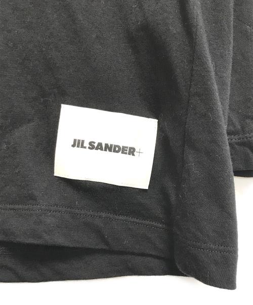 JIL SANDER+（ジルサンダープラス）JIL SANDER+ (ジルサンダープラス) ロゴラベルカットソー ブラック サイズ:Sの古着・服飾アイテム