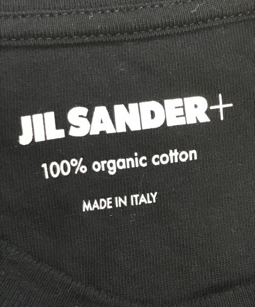 JIL SANDER+（ジルサンダープラス）JIL SANDER+ (ジルサンダープラス) ロゴラベルカットソー ブラック サイズ:Sの古着・服飾アイテム