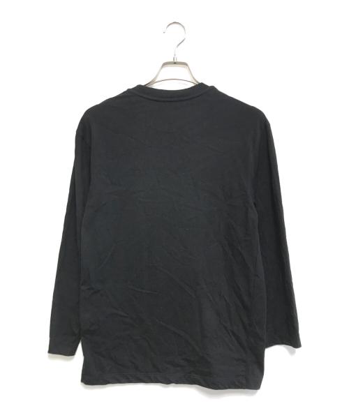 JIL SANDER+（ジルサンダープラス）JIL SANDER+ (ジルサンダープラス) ロゴラベルカットソー ブラック サイズ:Sの古着・服飾アイテム