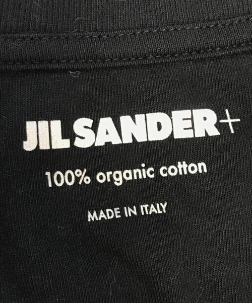 JIL SANDER+（ジルサンダープラス）JIL SANDER+ (ジルサンダープラス) ロゴラベルカットソー ブラック サイズ:Sの古着・服飾アイテム